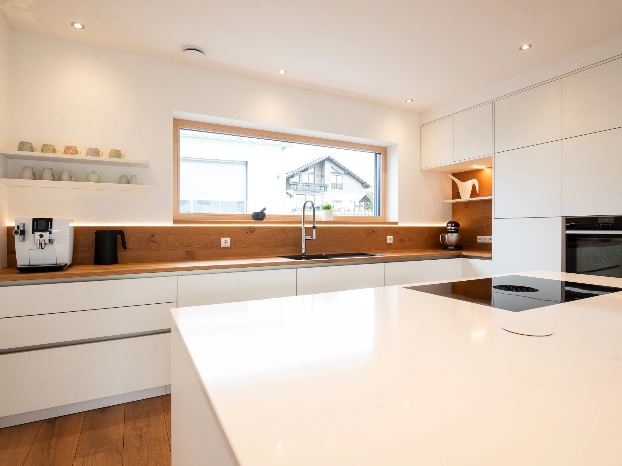 Minimalistische Küche Gesamt